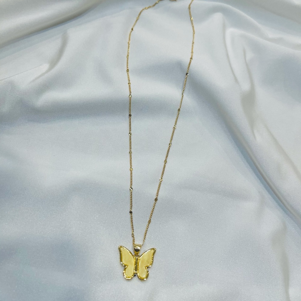 Butterfly Handmade Gold Plated Necklace